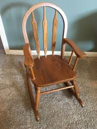 The most common wood rocking chairs material is wood. Childs Wooden Rocking Chair For Sale Shop Clothing Shoes Online