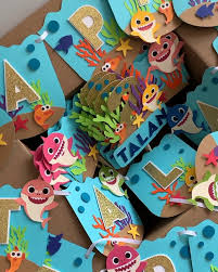 Diy Birthday Party In A Box Baby Shark Birthday Party Baby Shark Birthday Banner Baby Shark Cake Shark Theme Birthday Shark Themed Birthday Party Baby Boy 1st Birthday Party