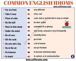 A bad event turns out to be good. Top 120 Interesting Idioms Examples For Esl Learners Esl Forums