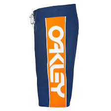 oakley boardshorts barnie beach block dark blue