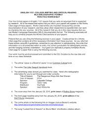 No one expects you to be an expert. Mla Works Cited Worksheet