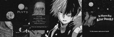 Black And White Anime Twitter Header 