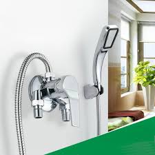An exposed shower valve is one where the mixer part is exposed from the wall, meaning you can see it. Thermostatic Bath Shower Mixer Bathroom Modern Chrome Wall Mounted Single Handle Shower Valve Tap Bathroom Fixtures Vervetalent Diy Tools