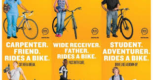 Bike Pittsburgh S New Public Awareness Campaign Reminds Drivers Of The Diversity Of Cyclists Who Are Sharing The Road Radfahren Poster Design Werbung