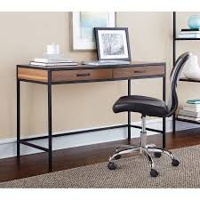 Mainstays Metro Desk With 2 Drawers Multiple Finishes Walmart Com Home Office Table Home Office Furniture Desk