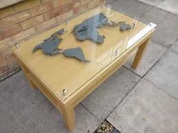 I couldn't count the amount of times i've sat on my couch playing on my phone with an ever decreasing battery life and wished i could just plug it in to the coffee table. Back Lit World Map For Most Popular Ikea Coffee Table Ikea Hackers