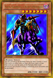 If your cards are in a random order, you're much more likely to draw a strong hand, which could give you the victory in a match. Yugioh Birthday Invitations Custom Made Find The Template To Make Your Own Cards And The Fonts Choose What Pictures You Wa Yugioh Cards Make Your Own Card