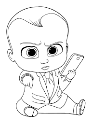 The boss baby is a 2017 american computer animated comedy film loosely based on the 2010 picture book of the same name by marla frazee. The Boss Baby Coloring Pages Print For Kids Wonder Day Coloring Pages For Children And Adults