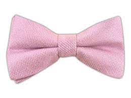 Solid Baby Pink Linen Bow Ties Pink Bow Tie Pink Linen Cotton Candy Wedding