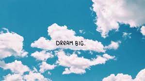 Dream Big Blue Sky Clouds Girl Wallpapers For Iphone Desktop Wallpapers Backgrounds Dream Big Cloud Desktop Wallpaper Art
