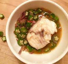 Spicy Nigerian Okra African Gumbo Monkfish Recipes African Food Okra