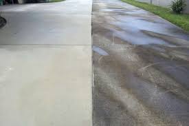 Mix one cup of tsp (trisodium phosphate) in a gallon of hot water, then pour the solution over the blemish. Pressure Power Wash Concrete Decks Fences Playground Equipment