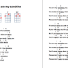 Print and download lead sheets for cover me in sunshine by pink & willow sage hart includes complete lyrics in f major. 1