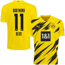 التشكيل المتوقع لفريق بروسيا دورتموند ضد مانشستر سيتي في بطولة دوري أبطال أوروبا Puma Borussia Dortmund Reus 11 Home Shirt 2020 2021
