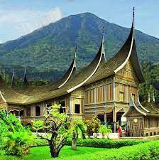 Rumah Gadang Minang Minangkabau Kehidupan Pedesaan Desain Arsitektur