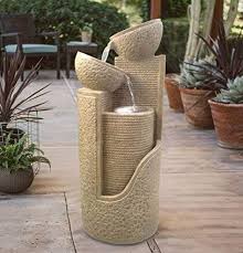 Fontaine Solaire Fontaine Solaire Dubai Jardin Fontaine Cascade Set Complet Pour Jardin Et Terrasse Jour Et Nuit Neuf Fontaine De Jardin