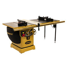Powermatic Pm2000b 230 Volt 3 Hp 1ph 50 In Rip Table Saw With Accu Fence And Router Lift Pm23150rk The Home Depo Router Lift Diy Table Saw Cabinet Table Saw