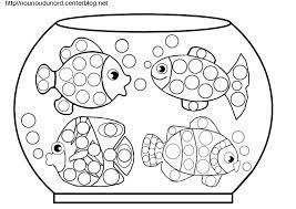 aquarium avec poissons a colorier en gommettes couleur etaquarium bleu ou v プリントシール シール 台紙 シール貼゚ coloriage hiver momjunction