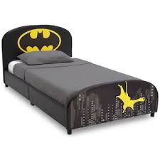 Delta Children Justice League Upholstered Twin Bed Null