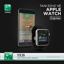 Teb Mobile Me Inovacione Te Reja Aplikacionin Teb Mobile Tani Mund Ta Keni Edhe Ne Apple Watch Teb Bank Banke Per Nje Bote Ne Lev Apple Smart Key Apple Watch