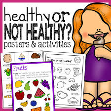 Healthy Foods Worksheet Free The Super Teacher Bundlecover