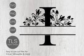 Download Split Monogram Letter I Svg Letter I Monogram Svg 415159 Cut Files Design Bundles
