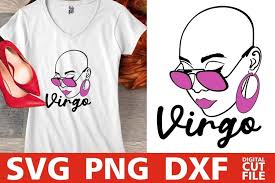 Download Virgo Zodiac Sign Svg Bald Woman In Glasses Svg Melanin 713938 Cut Files Design Bundles