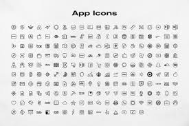 Transparent Black iPhone App Icons