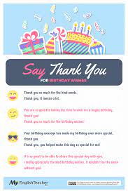 Ways To Say Thank You For Birthday Wishes Thank You For Birthday Wishes Birthday Wishes For Myself Birthday Wishes