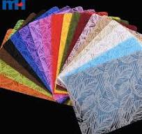 3D PP Leaf Embossed Non Woven Fabric for Bouquet Wrapping Flower