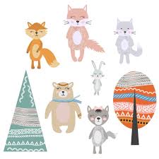 Check spelling or type a new query. Set Abtibilduri 8 Pentru Copii Animale De Padure Desene 75cm X 150cm Stil Scandinav Colorat Creative Decor Autoadeziva Emag Ro