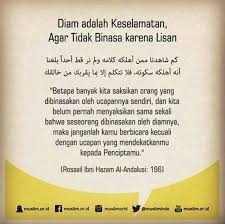 Kadang allah memberi permusuhan untuk memberitahu betapa berartinya kedamaian itu. Kata Kata Bijak Islami Tentang Diam