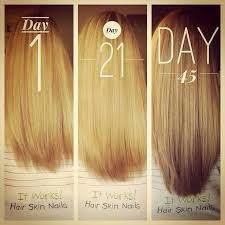 I wanted my hair to grow back as quickly as possible. Hair Skin Nails Vitamins Before After
