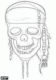 Complicolor The Skull Of The Film Pirates Of The Caribbean Printable Pages And Coloring Books Pirate Coloring Pages Halloween Coloring Sheets Coloring Pages