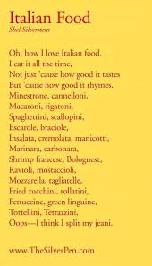 Italian Food Poem Www Mccarthyfiatalfa Co Za Italian Recipes Italian Humor Italian Cooking