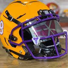 Kobe Gigi Bryant Tribute Helmet Football Helmets Football Football Equipment