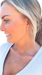 Beaded Hoop Earrings, Huggie Hoop Earrings, Beaded Ball Hoop Earrings,  Small Beaded Hoop Earrings, Dainty Earrings, Ball Hoop Earrings