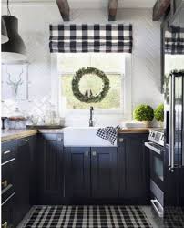 Black And White Buffalo Plaid Kitchen Decor This Item Is Unavailable Etsy Farmhouse Kitchen Curtains Home Kitchens Kitchen Remodel