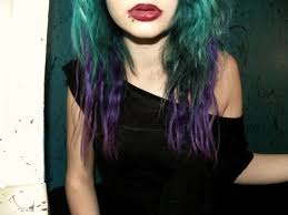 Green And Purple Hair Hair Green Hair Blue Hair Tumblr