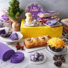 Obsessed With Ube Spoil Yourself With Our Ube Obsession It Includes Ube Roll Classic 2 Hopia Ube 1 Polvoron Ube 15pc Ube Filipino Desserts Ube Roll