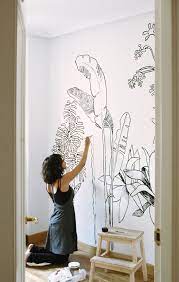 Choosing the right house painting is the one thing that must top your checklist when it comes to decorating your house. Weekend Project Idea Hand Drawn Botanical Mural Bedroom Murals Wall Painting Diy Home Decor