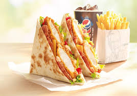 Around The World Kfc Uk Offers New Blt Quad Wrap Brand Eating