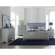 Shop a huge selection of discount bedroom furniture items. Allura Led Bedroom Group Grey Bedroom Furniture Sets King Bedroom Sets Bedroom Set