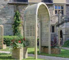 This is an excellent choice for those seeking a garden arch with modern design and clean lines. Grange Contemporary Garden Arch Gardensite Co Uk