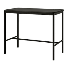 Tommaryd Table Anthracite Length 51 1 8 Height 41 3 8 Shop Here Ikea Table Pub Table Bar Table