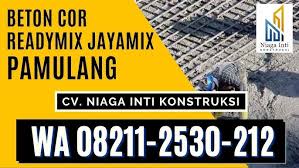 Kami tawarkan harga jayamix per m3 ini dengan penawaran terbaik, terkandung juga informasi jayamix sebagai salah satu merek beton yang sering dicari dan dipakai untuk berbagai proyek pengecoran. Harga Cor Jayamix Per Mobil Pamulang Wa 08211 2530 212 Harga Cor Jayamix Per Kubik Pamulang Youtube