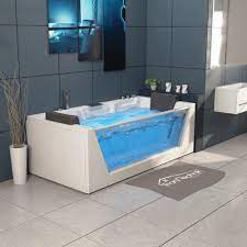 Hier finden sie moderne whirlpool badewannen von optirelax® | ★ moderne luxus indoor whirlpools und moderne freistehende whirlwannen mit einer supe. Tronitechnik Whirlpool Badewanne Mykonos Kaufland De