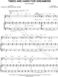 It is based on the 1988 film of the same name directed by tim burton with screenplay by michael mcdowell and warren skaaren about a deceased couple who try. Times Are Hard For Dreamers From Amelie The Musical Sheet Music In Eb Major Transposable Download Print Sheet Music Musicals Piano Music