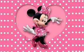 Lince disney / letras de mickey mouse mickey mouse de bebé. Pink Minnie Mouse Heart Dot Wallpaper Wall Decals Wall Art Print Mural Minnie Mouse Images Minnie Mouse Cartoons Mickey Mouse Wallpaper