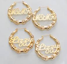We did not find results for: Gold Large Bamboo Name Hoop Earrings Be Monogrammed